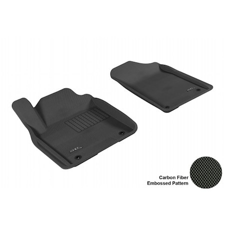 3D Maxpider INFINITI QX56 2011-2013 KAGU BLACK R1 Floor Mat L1IN01611509